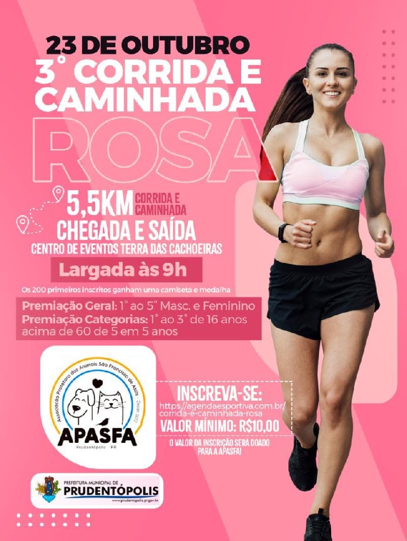 Imagem da etapa 3ª Corrida e Caminhada Rosa