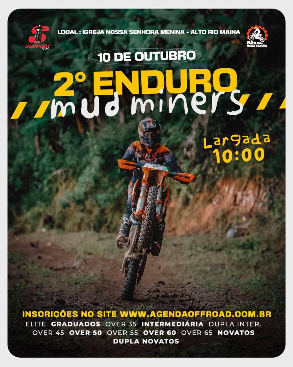 Banner 2º Enduro Mud Miners