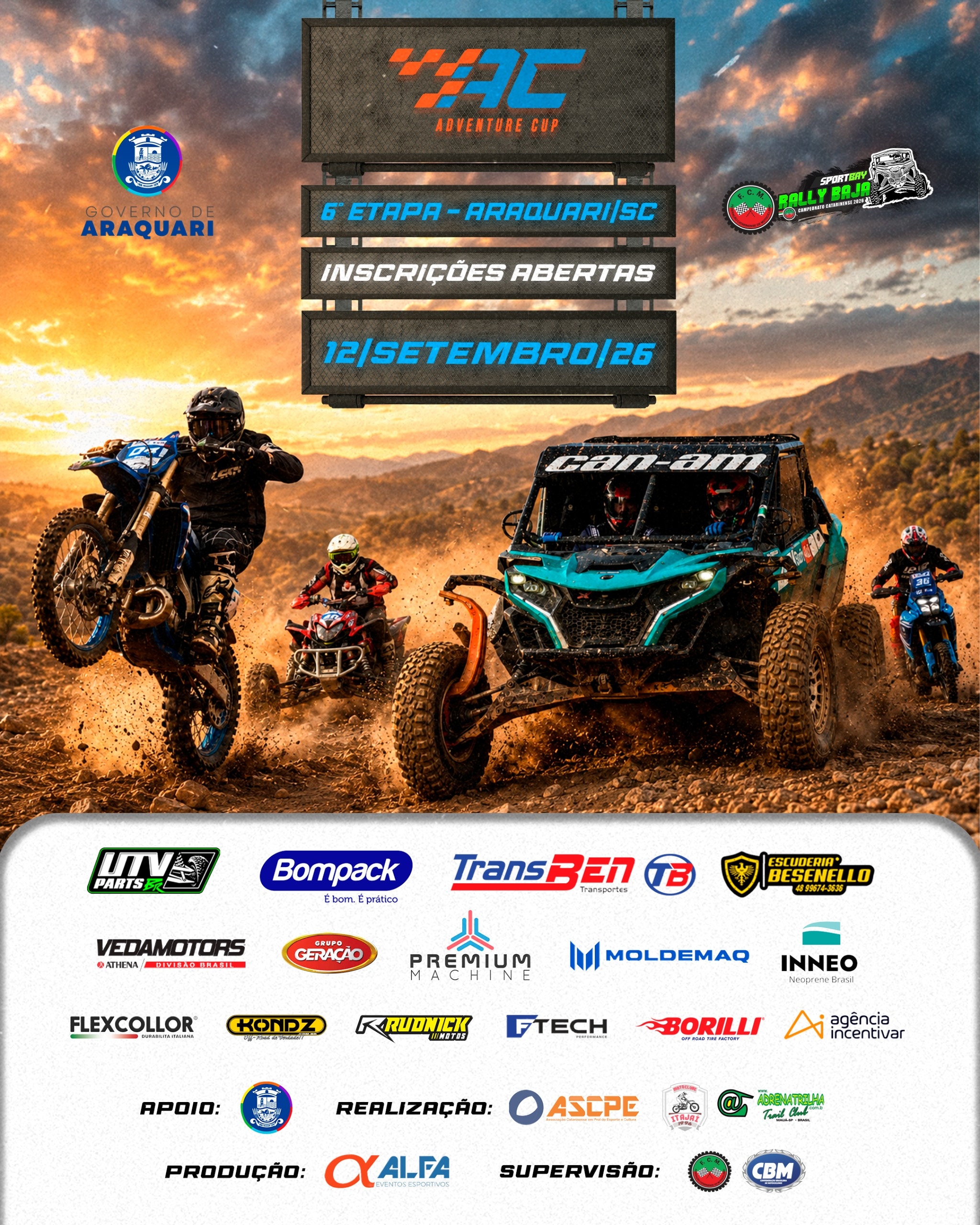 Banner 6ª Etapa - Rally Baja 2026