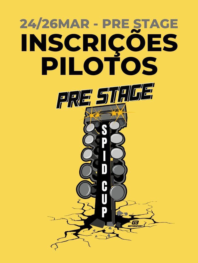 Imagem da etapa PRE STAGE 2023 - Inscrição Pilotos